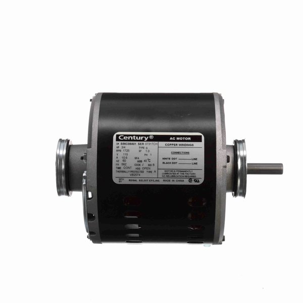 Century Motors 115v 3/4hp 1725rpm Motor VB2074